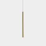 Pendant Stylus Recessed 600mm LED 9.7W 3000K ON-OFF Matte gold 412lm