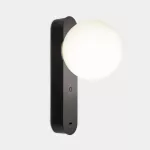 Surface-mounted wall light Perlina USB LED 8.8W SW 2700-3000-4000K TOUCH DIMMING Black 391lm