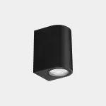 Surface-mounted wall light IP66 Eko Single Emission GU10 Max. 8W Black 278lm