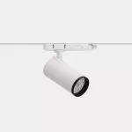 Spotlight Strom Track ø55 12.5W 4000K CRI 92 Zoom 15-45º ON-OFF Textured white 1111lm