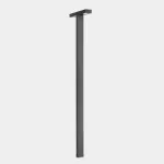 Streetlight IP66 Ele 2 Heads LED 49W 3000K DALI-2 Urban grey 5458lm
