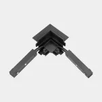 Accessory Track Hyperlink Recessed Horizontal L joint Black