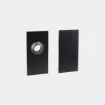 Accessory Track Hyperlink Recessed Blind Cover + Cable Grommet Cover Black