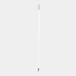 Accessory Track 3-Phase Kit extension fixed bars 1m (2Un.) White