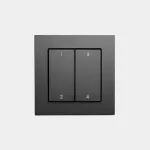 Enocean anthracite finish 4-function switch panel