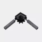 Accessory Track Hyperlink Recessed Vertical IN L joint Black