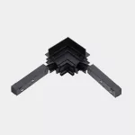 Accessory Track Hyperlink Recessed Vertical OUT L joint Black