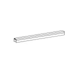 Lineal lighting system Taglio System Cover 2000mm White