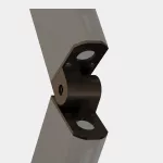 Accessory Taglio System Ball Joint Vertical Brown