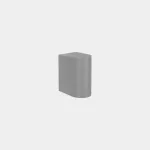 Surface-mounted wall light IP66 Max Medium Single Emission LED 8W 2200K ON-OFF Grey 519lm