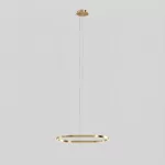 Pendant Geometric Oval Mini 500m LED 61W 2700K DALI-2 Gold 3508lm
