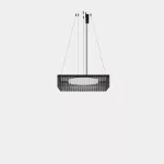 Pendant Scarlett Square Individual 730mm x 730mm LED 55.1W 2700K ON-OFF Blue 4111lm