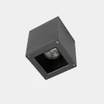 Surface-mounted ceiling light IP54 Afrodita 90mm GU10 Max. 8W Urban grey