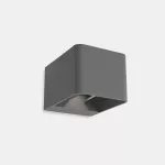 Surface-mounted wall light IP65 Wilson Square LED 10.2W 3000K ON-OFF Grey 623lm