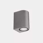 Surface-mounted wall light IP66 Eko Single Emission LED 6.1W 3000K PHASE CUT Grey 369lm