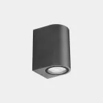 Surface-mounted wall light IP66 Eko Single Emission LED 6.1W 3000K PHASE CUT Urban grey 369lm