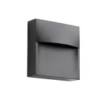 Surface-mounted wall light IP66 Sam 100mm LED 1.8W 3000K ON-OFF Black 60lm