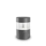 Bollard IP65 Newton LED 250mm LED 13.7W SW 2700-3200-4000K ON-OFF Urban grey 543lm