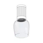 Accessory Iris Glass Front Transparent