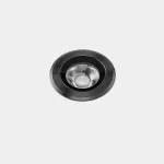 Recessed uplighting IP66-IP67 Max Medium Round Trim LED 6.2W RGB-3000K Gun Metal PVD 63lm