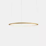 Pendant Circular Inward ø1200 Recessed LED 72W 2700K ON-OFF Gold 3708lm