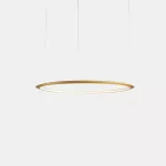 Pendant Circular Inward ø900 Recessed LED 53W 4000K ON-OFF Gold 2971lm