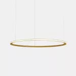 Pendant Circular Outward ø2000 Recessed LED 129W 2700K ON-OFF Gold 8964lm