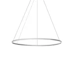 Pendant Circular Downward ø2000 Recessed LED 108W 2700K ON-OFF Black 7458lm