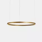 Pendant Circular Downward ø2000 Recessed LED 108W 4000K ON-OFF Gold 8756lm