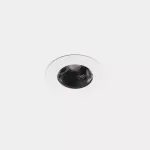 Recessed ceiling lights Play Flat Round Fixed LED 14.3W 2700K CRI 92 21.9º DALI-2/PUSH White IN IP20 / OUT IP54 1611lm