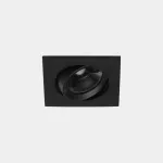 Recessed ceiling lights Play Flat Square Adjustable LED 11.9W 4000K CRI 92 31.2º Black IN IP20 / OUT IP54 1804lm