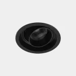 Recessed ceiling lights Play Snoot Round Adjustable Trim LED 8.5W 4000K CRI 92 7.5º DALI-2/PUSH Black IN IP20 / OUT IP54 613lm