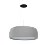 Pendant Gong Opal Ø1000 LED 38.7W 3000K PHASE CUT Grey Teixit Crema 2394lm
