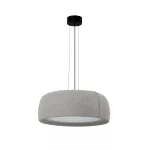 Pendant Gong Opal Ø600 LED 28W 2700K DALI-2/PUSH Grey Teixit Crema 1572lm