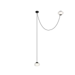 Pendant Hop Double LED 12W 2700K PHASE CUT Black 704lm