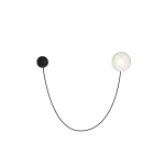 Surface-mounted wall light Hop Single LED 6W 2700K PHASE CUT Black 352lm