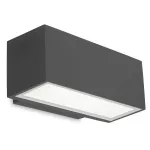 Surface-mounted wall light IP66 Afrodita LED 275mm Single Emission LED 11.4W 3000K ON-OFF Urban grey 894lm