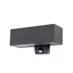 Surface-mounted wall light IP44 Afrodita LED 375mm Double Emission Sensor LED 41.2W 4000K ON-OFF Urban grey 3338lm