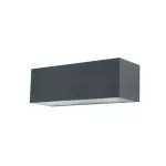 Surface-mounted wall light IP66 Afrodita LED 335mm Single Emission Emergency LED 27.7W 3000K DALI-2/PUSH Urban grey 2145lm