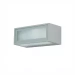 Surface-mounted wall light IP54 Nemesis E27 Max. 15W Grey