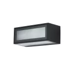 Surface-mounted wall light IP54 Nemesis E27 Max. 15W Urban grey