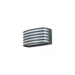 Surface-mounted wall light IP65 Rain LED 12.1W 2700K ON-OFF Urban grey 491lm