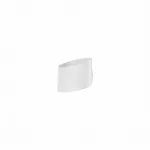 Surface-mounted wall light IP54 Cut LED 9.8W 2700K ON-OFF White 912lm