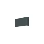 Surface-mounted wall light IP54 Mini LED 10.4W 2700K ON-OFF Urban grey 717lm
