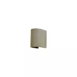 Surface-mounted wall light IP54 Aren ON-OFF Sand 504lm