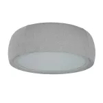 Surface-mounted ceiling light Gong Microprisma Ø1000 LED 40W 3000K DALI-2/PUSH Grey Teixit Crema 3261lm