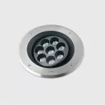 Recessed uplighting IP66-IP67 Gea Pro ø220mm DRY® LED 28.9W RGB-4000K ON-OFF AISI 316 stainless steel 1669lm