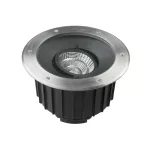 Recessed uplighting IP65-IP67 Gea Cob ø300mm DRY® LED 40.3W 2700K ON-OFF AISI 316 stainless steel 5478lm