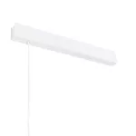 Rectangular LV canopy + 48V 150W power supply with 2m white DALI cable
