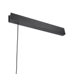 Rectangular LV canopy + 48V 150W power supply with 2m black DALI cable